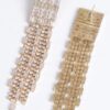 Rhinestone Tassel Earrings – Long Fringe Sparkle