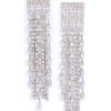 Rhinestone Tassel Earrings – Long Fringe Sparkle
