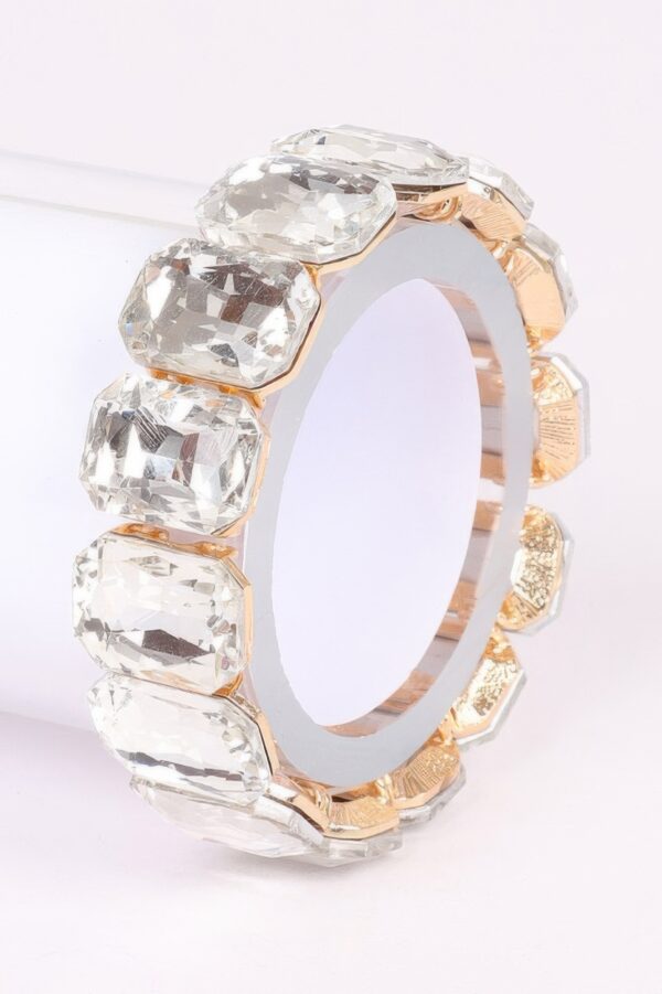 Multi-Stone Bracelet – Assorted Gem Circular Design