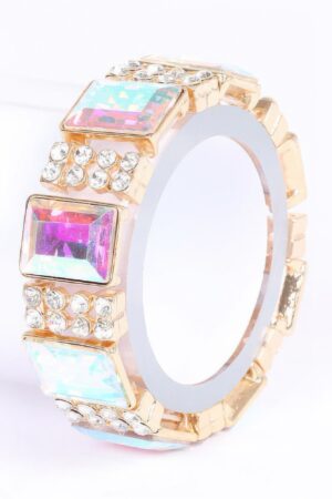 Multi Stone Bracelet – Textured Multi-Stone Accent
