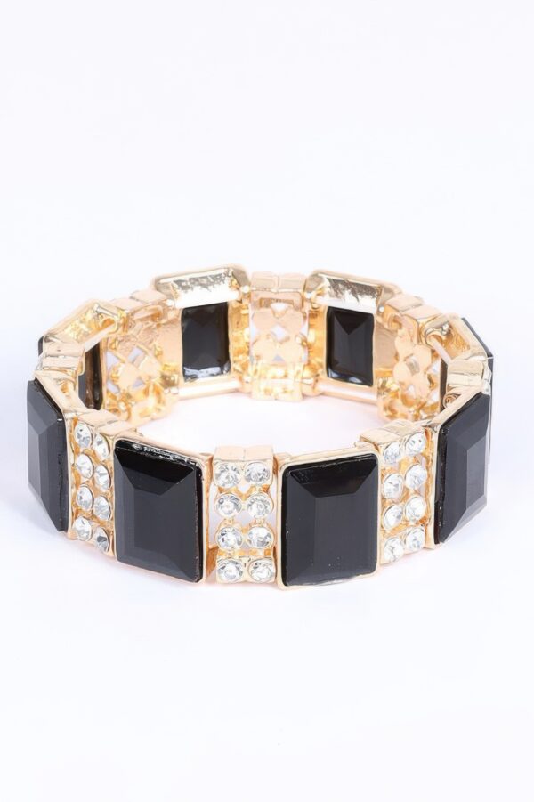 Multi Stone Bracelet – Textured Multi-Stone Accent