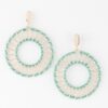 Twisted Weave Disk Earrings – Sculptural Oversized Disks