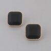 Antique Twisted Frame Cubic Accent Earrings