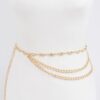 Stone Chain Layered Belt – Rhinestone Waist Chain