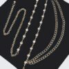 Stone Chain Layered Belt – Rhinestone Waist Chain