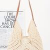 Crochet Shoulder Bag with Pouch – Textured Summer Tote