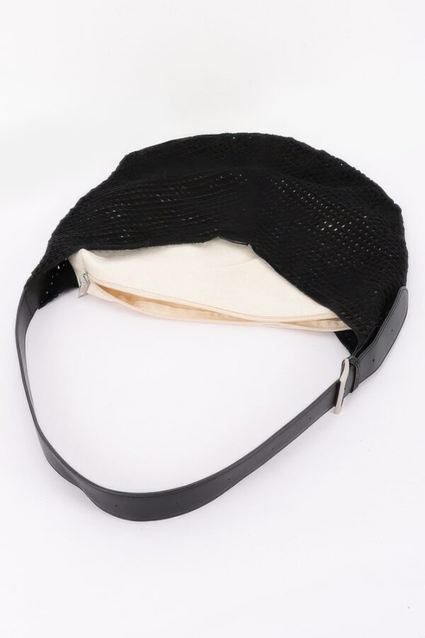 Mesh Crochet Shoulder Bag with Inner Pouch