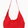 Mesh Crochet Shoulder Bag with Inner Pouch