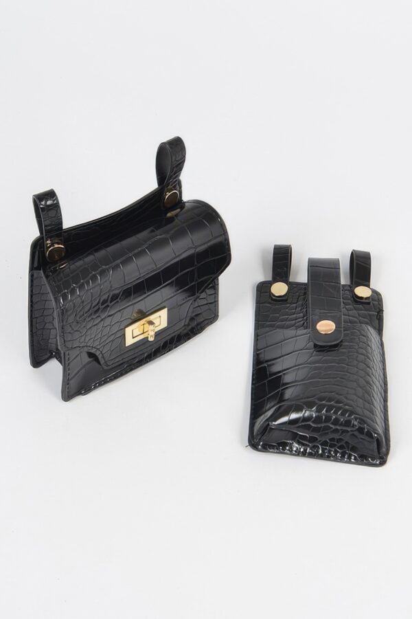 Double Mini Belt Bag – Detachable Dual Pouches