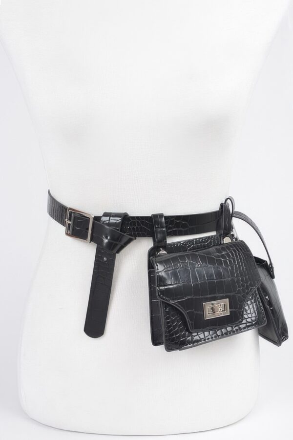 Double Mini Belt Bag – Detachable Dual Pouches