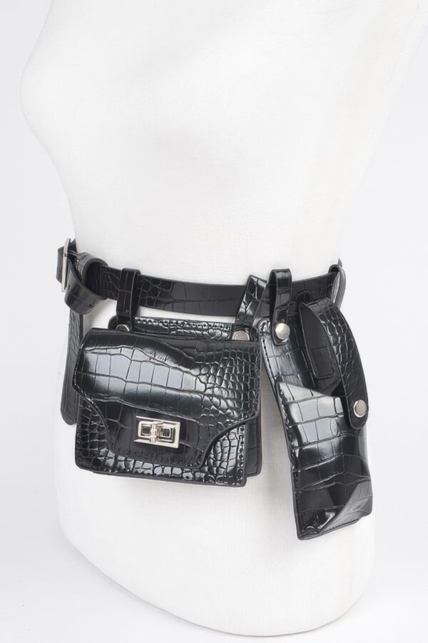 Double Mini Belt Bag – Detachable Dual Pouches