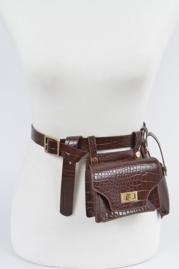 Double Mini Belt Bag – Detachable Dual Pouches
