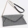 Hot-Fix Rhinestone Envelope Clutch – PU Evening Bag