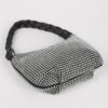 Small Hobo Bag with Hot-Fix Stone Twisted Handle
