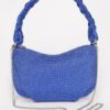 Small Hobo Bag with Hot-Fix Stone Twisted Handle