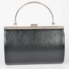 Metallic Rhinestone Fringe Party Clutch