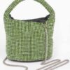 Rhinestone Small Bucket Bag – Stone Sparkle Finish
