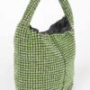 Rhinestone Small Bucket Bag – Stone Sparkle Finish