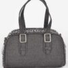 Denim Hot-Fix Crossbody Bag with Rhinestones