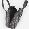 Denim Hot-Fix Crossbody Bag with Rhinestones