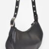 Shiny Hot Fix Rhinestone Shoulder Bag – Compact Evening