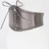 Faux Leather Eyelet Corset Belt – Wide 6″ Silhouette
