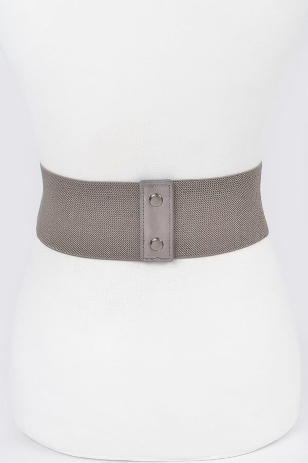 Faux Leather Eyelet Corset Belt – Wide 6″ Silhouette