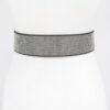 Rhinestone Hot Fix Belt – PU Strap with Sparkling Stones