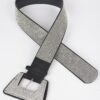 Rhinestone Hot Fix Belt – PU Strap with Sparkling Stones