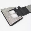 Rhinestone Hot Fix Belt – PU Strap with Sparkling Stones