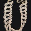 Rhinestone Chain Choker – Delicate Neckline Sparkle