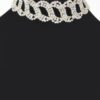 Rhinestone Chain Choker – Delicate Neckline Sparkle