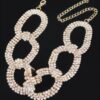 Rhinestone Chain Choker – Neckline Sparkle