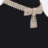 Sparkling Rhinestone Ribbon Choker – 12in Adjustable
