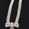 Sparkling Rhinestone Ribbon Choker – 12in Adjustable