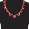 Stone Necklace & Earring Set – 13.5-inch Polished