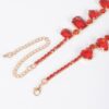 Stone Necklace & Earring Set – 13.5-inch Polished