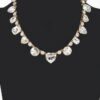 Stone Necklace & Earring Set – 13.5-inch Polished