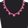 Stone Necklace & Earring Set – 13.5-inch Polished