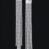 Rhinestone Fringe Drop Earrings – Cascading Silhouette