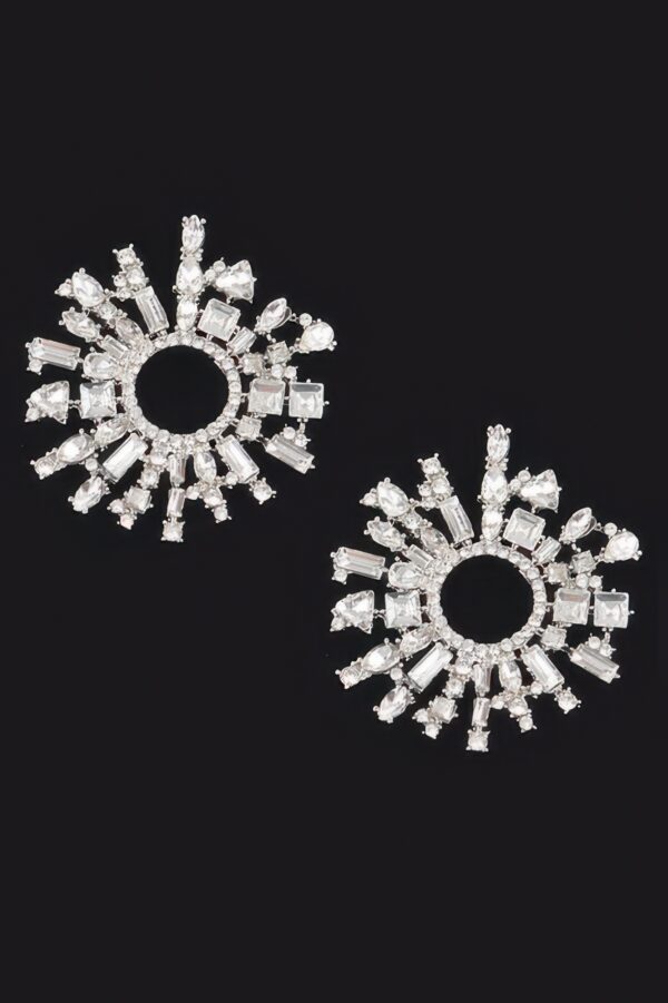 Rhinestone Drop Earrings – Short & Elongated Styles