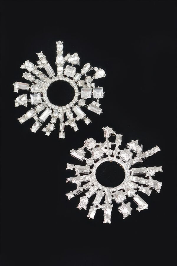 Rhinestone Drop Earrings – Short & Elongated Styles