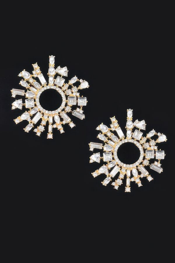Rhinestone Drop Earrings – Short & Elongated Styles
