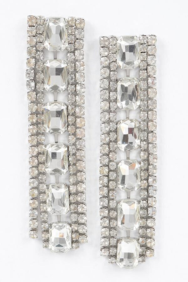 Rhinestone Earrings – Sparkling Drops & Studs