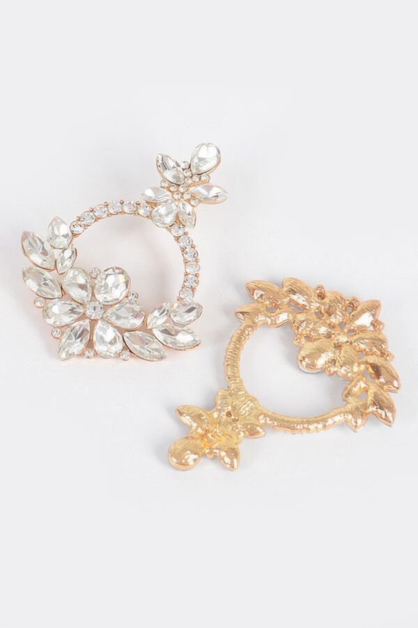 Rhinestone Earrings – Mixed Stud and Drop Styles