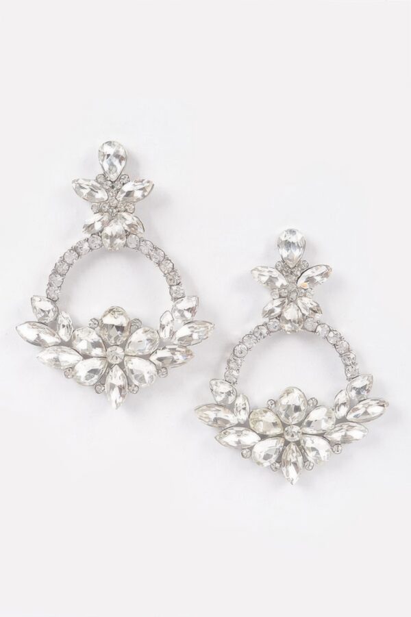 Rhinestone Earrings – Mixed Stud and Drop Styles