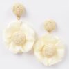 Flower Earrings – 3D Sculptural Petal Design