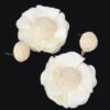 Flower Earrings – 3D Sculptural Petal Design