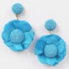 Flower Earrings – 3D Sculptural Petal Design