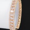 Cubic Zirconia Bracelet – Polished Sparkle Accent